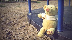 Roundabout playground teddy bears toys (children)