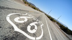 route 66 road landscape USA Car asphalt outdoors