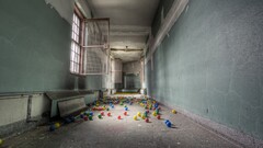 ruin balls hallway window