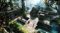 ruin fantasy art temple artwork ruins digital art jungle