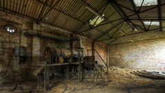 Ruins architecture buildings industrial