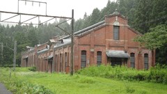 Ruins architecture buildings railway substation