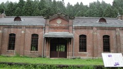 Ruins architecture buildings railway substation