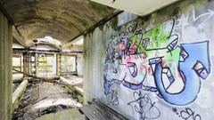 Ruins architecture graffiti buildings