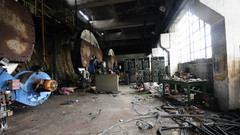 Ruins architecture industrial plants