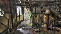 Ruins architecture industrial plants