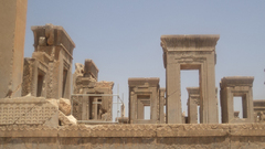 Ruins architecture iran ancient