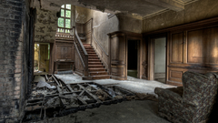 Ruins architecture stairways