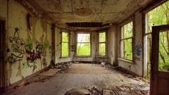 Ruins architecture urban abandoned