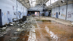 Ruins architecture warehouse