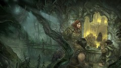 Ruins Armored fantasy art