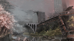 Ruins artwork cities