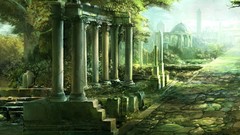 Ruins artwork fantasy art