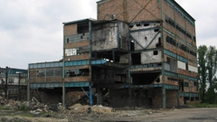 Ruins building abandoned Derelict