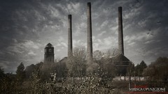 Ruins buildings industrial plants