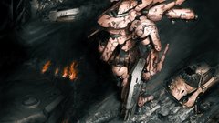 Ruins cars mecha Armored