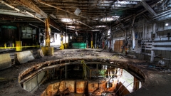 Ruins Chernobyl architecture Pripyat buildings