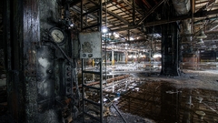 Ruins Chernobyl architecture Pripyat buildings