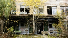 Ruins Chernobyl architecture Pripyat buildings Ukraine