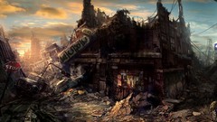 Ruins cities post-apocalyptic