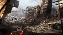 Ruins cityscapes artwork post-apocalyptic