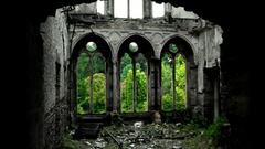 Ruins forests architecture churches