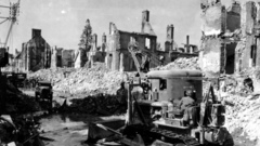 Ruins grayscale US Army