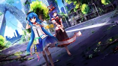 Ruins little anime girls touhou nagae iku hinanawi tenshi video 