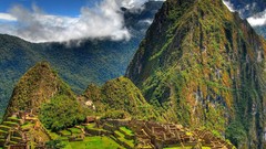 Ruins Machu Picchu abandoned city