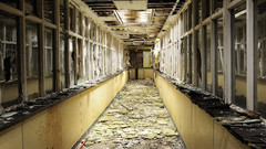 Ruins post-apocalyptic architecture