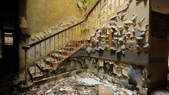 Ruins post-apocalyptic architecture