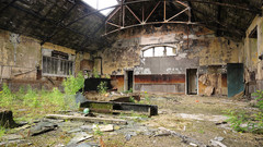 Ruins post-apocalyptic architecture buildings