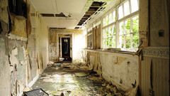 Ruins post-apocalyptic architecture buildings