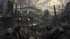 Ruins post-apocalyptic artwork