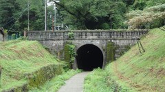 Ruins railway tunnels