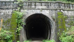Ruins railway tunnels