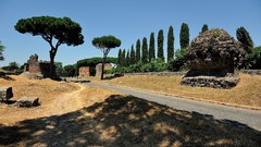 Ruins Rome street Italy roads antique italia roma Appia Antica