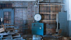 Ruins school buildings