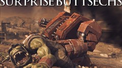 Ruins text exoskeleton surprise