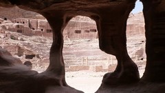 Ruins theater jordan archeology petra
