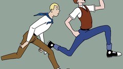 Running Brothers The Venture Bros. Hank Venture Dean Venture