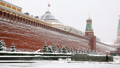Russia Moscow snow Kremlin