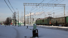 Russia trains railroad tracks