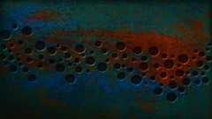 Rust Holes bullet holes grunge digital art