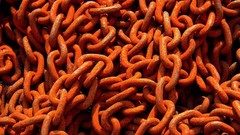 Rusted chains