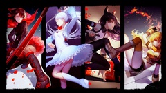 rwby Ruby Rose (character) weiss schnee blake belladonna red