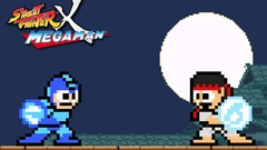 Ryu street fighter capcom video games Rockman Megaman pixel art