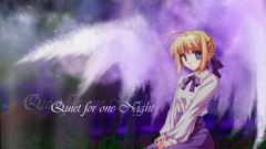 Saber angels anime girls fate stay night fate series