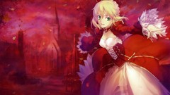 Saber anime girls fate series Fate/EXTRA Saber Extra