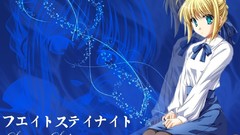 Saber anime girls fate stay night fate series